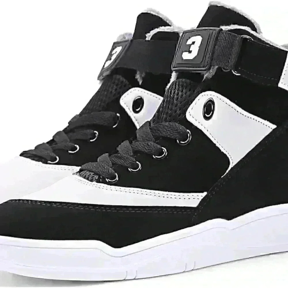 KUXIE Shoes Men's High Top Fashion Sneakers Outdoor Casual Sports Shoes Training